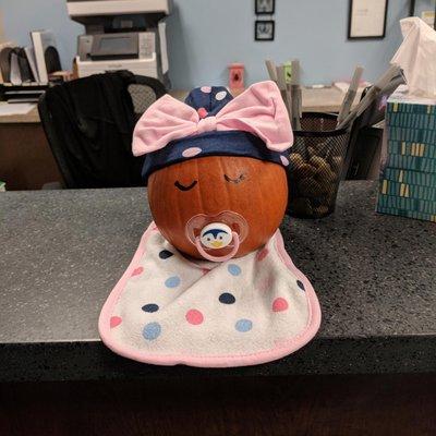 Annual Pumpkin Decorating by Staff