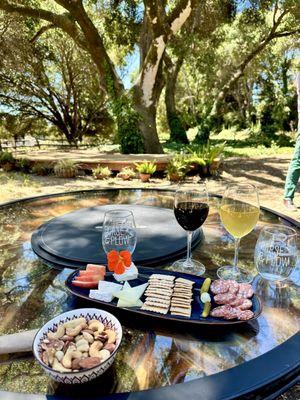 Charcuterie & yummy red blend