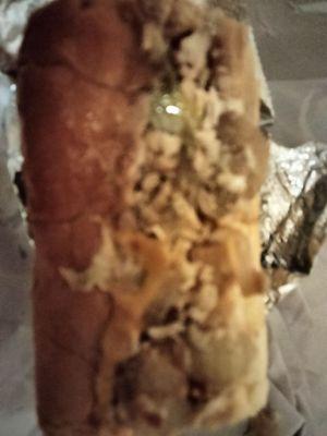 Cold chicken cheese steak