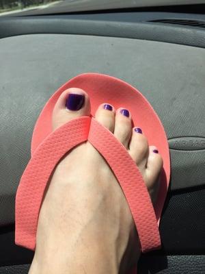 Pedicure! They did an awesome job!