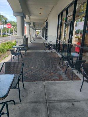 Outdoor seating