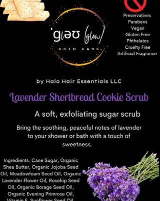 l Skin Care Lavender Shortbread Cookie Body Scrub.