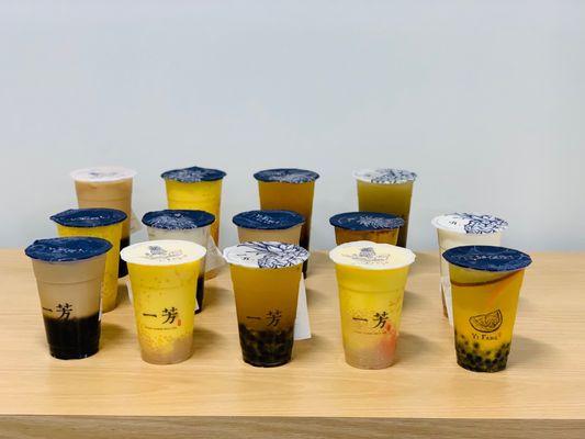 Mango Fruit Tea Cold Yifang Fruit Tea Cold Brown Sugar Pearl Latte