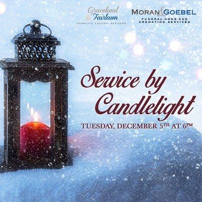 Honor your loved ones this holiday season at our Service by Candlelight event. The event will be held at Graceland Cemetery.