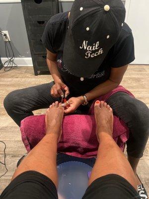 Spa pedicure with Sharita