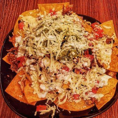 Loaded Pork Nachos