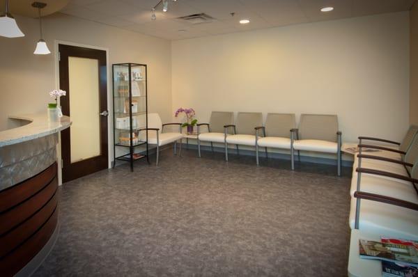 Our beautiful and comfortable waiting room!