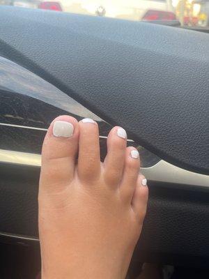 Acrylic big toe