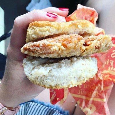 The one and only Cajun Filet Biscuit!