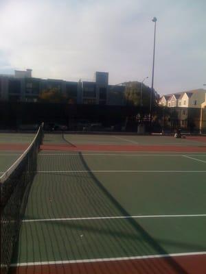 Two tennis courts on Turk Blvd