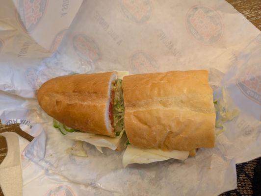 My sub. Tuna.