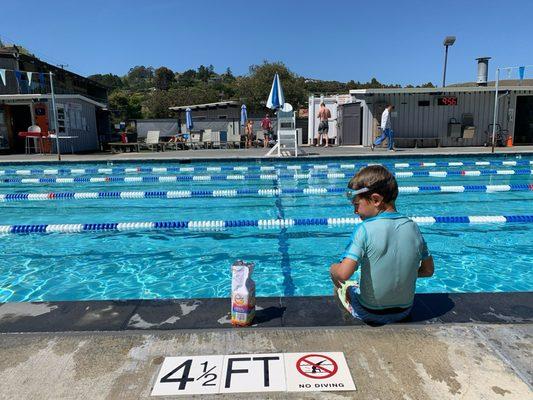 Boy at Strawberry Pool.