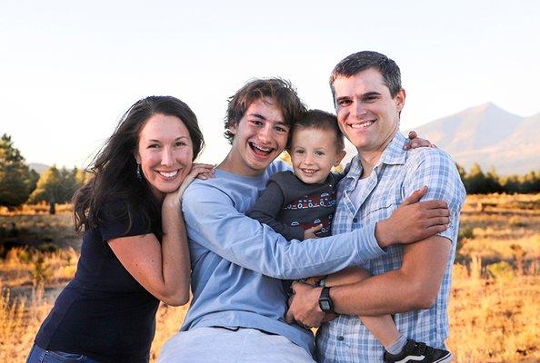 Dr. Emily Caskey Peppers and Family