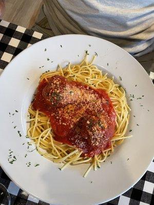 Spaghetti and meat balls