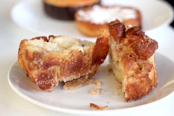 Inside of Cardamom Kouign Amann ($6) - pretty good. I like the caramelized bottom.