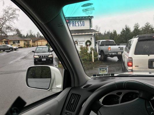 People this espresso place is better than starbucks!!  They are always busy!  Suggestion: pls install a drive through ordering machine LOL