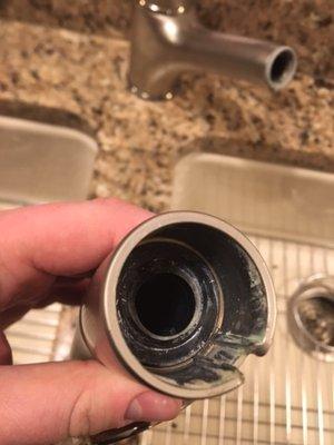 Snapped the connector right off,