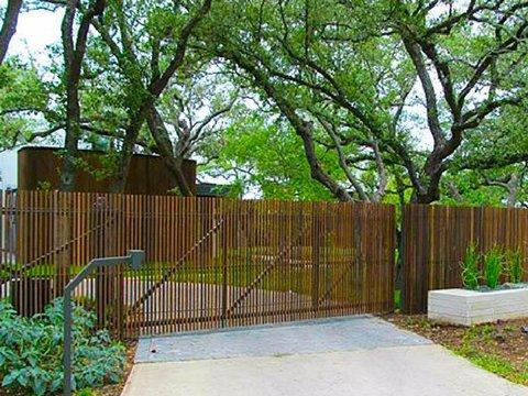 Bamboo Automatic Driveway Entry Gate