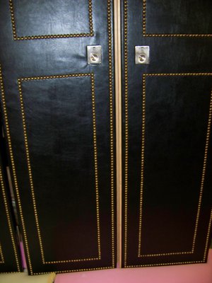 Upholstered Doors Finished with Decorative Nail trim