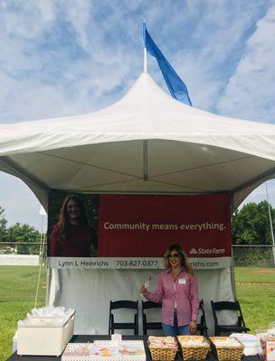 Our Booth At McLean Day