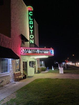 Historic theater with great signage!