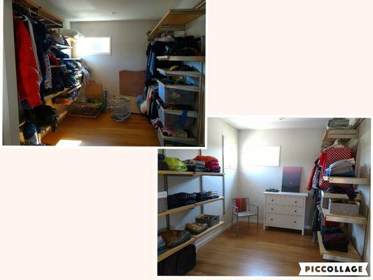 closet before/after