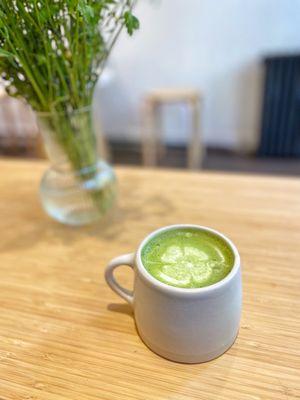 Pandan Matcha Latte