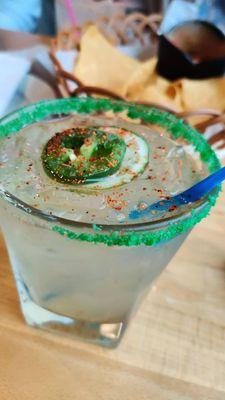 Spicy jalapeno margarita