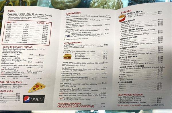 Menu 3