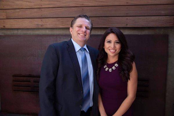 Vice President Dan Leonard and his business partner Chenine Lozano