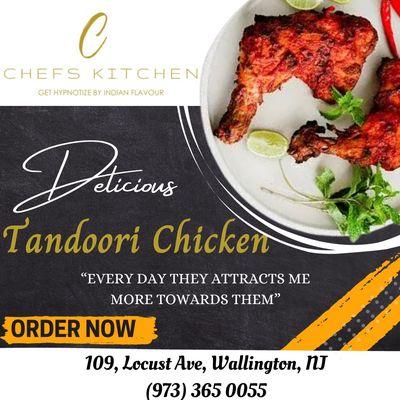 "Looking for a taste that's out of this world?
Try our Tandoori Chicken - It's a flavor journey you won't want to miss!"