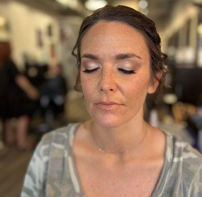 Soft bridal makeup