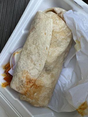 Soy Masala Burrito.