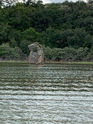 If you zoom in, and have as much imagination as me, this rock looks like a squirrel!