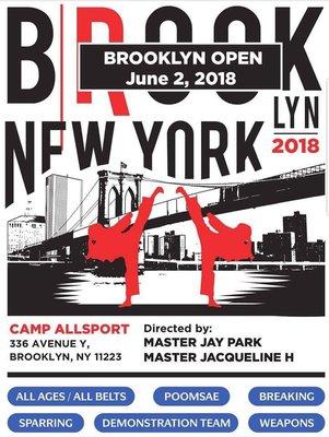 2018 International Brooklyn Taekwondo Festival!  Please encourage our students who will be participating in this tournament! Good luck!