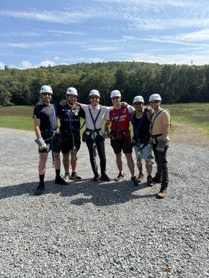 Just some boys and a zipline