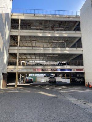 Parking structure.