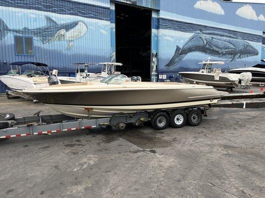 Chris craft 30 Launch