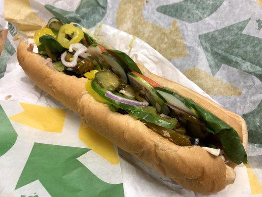 Footlong Subway Club on Italian