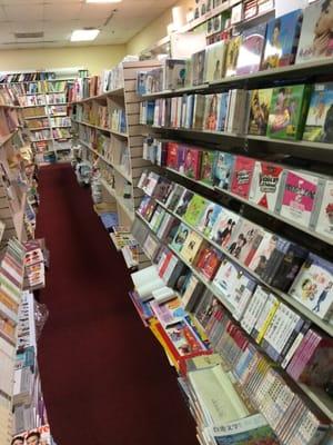 Hundreds upon hundreds of books of all genres