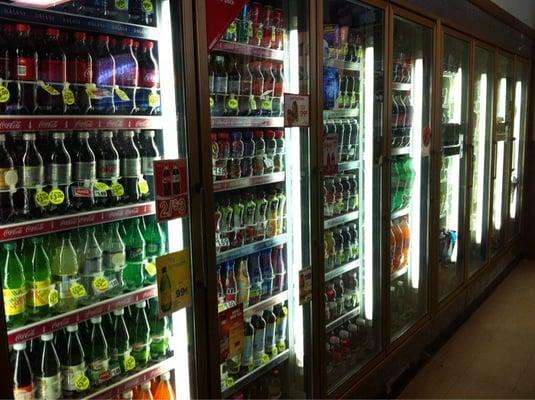 Plenty of soda!  Fully stocked!