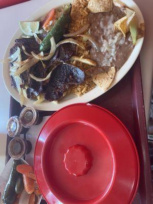 Carne asada plate