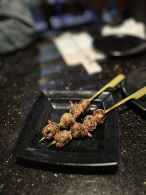 Fatty Chicken Heart Yakitori - @rayz