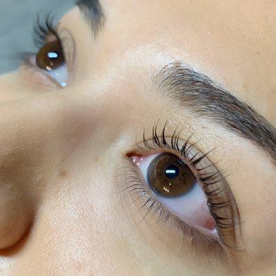 Lash lift by Kim, owner of Soul Beauty Esthetics.