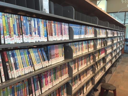 Aisles and aisles of DVD's