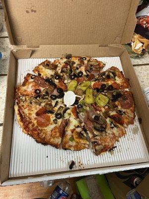 Combo pizza