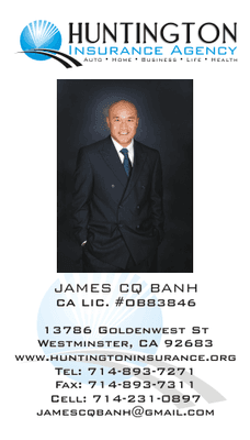 James Cq Banh , Insurance Agent/Broker