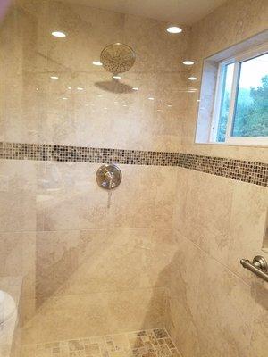 Master Bath walk in shower