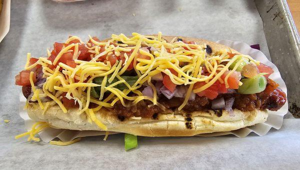 Norfolk Dog... with a few extra toppings