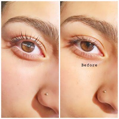 Long lash lash Lifting and tinting